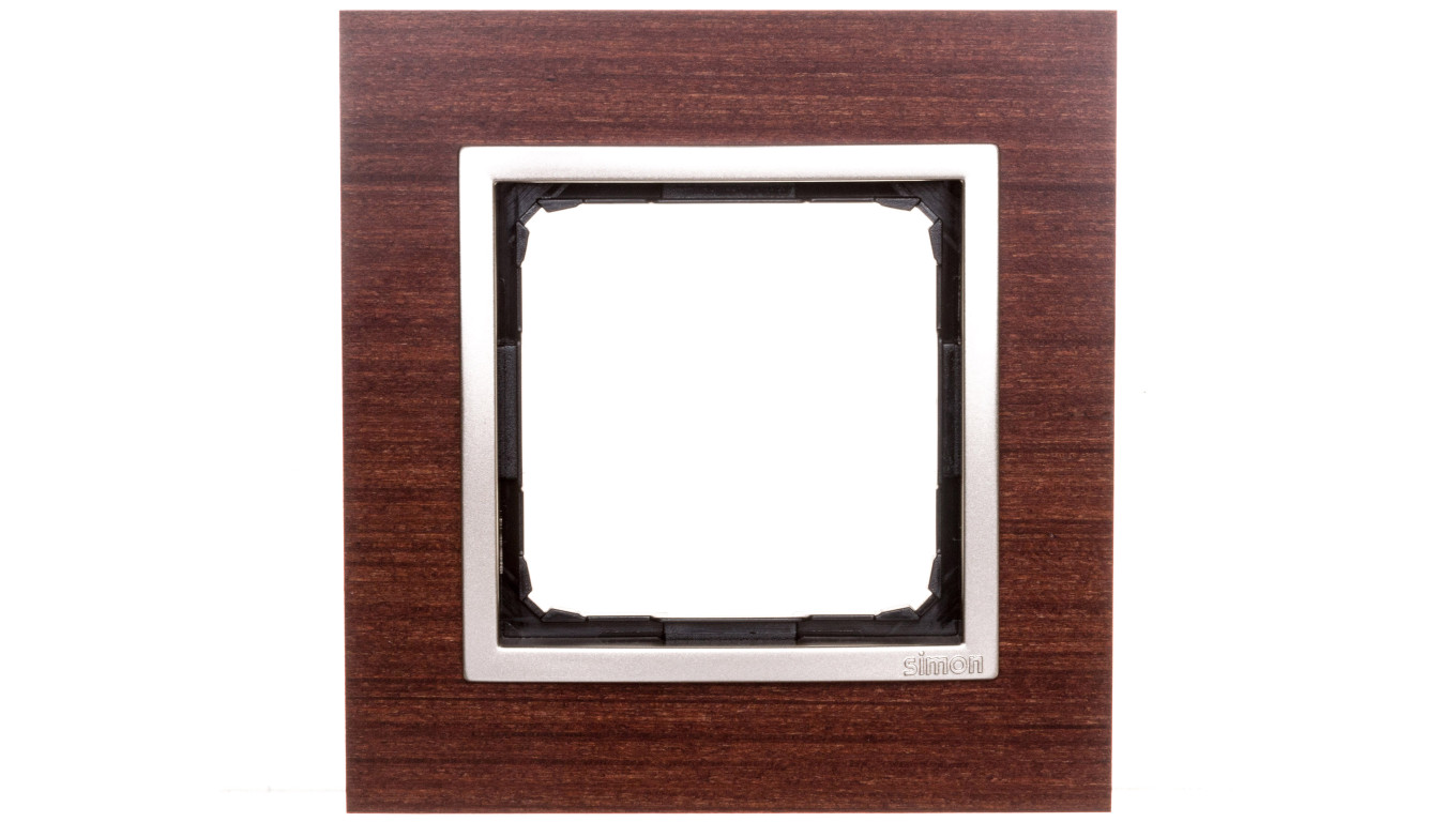 Simon 54 Nature Ramka pojedyncza drewno ZŁOTY ORZECH DRN1/86