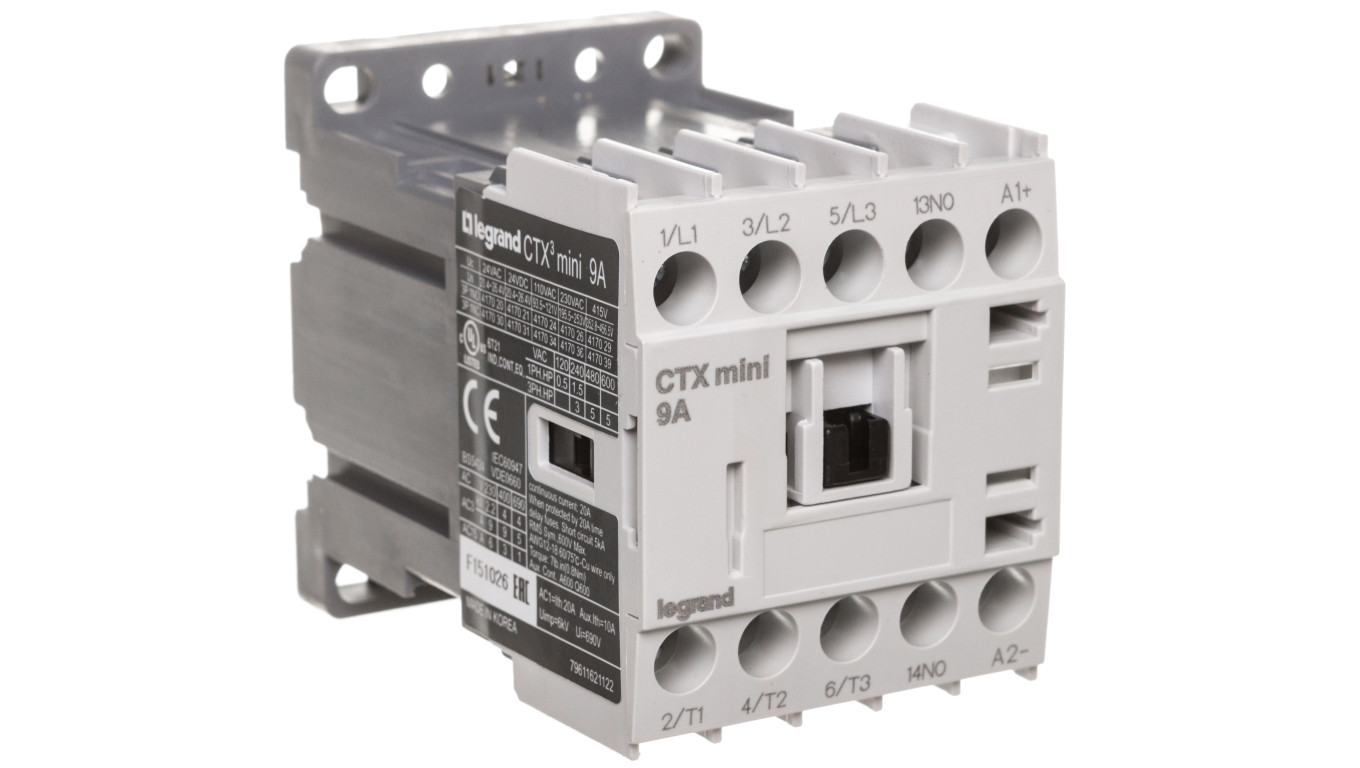 Stycznik mocy 9A 3P 24V DC 1Z 0R CTX3 MINI 417021