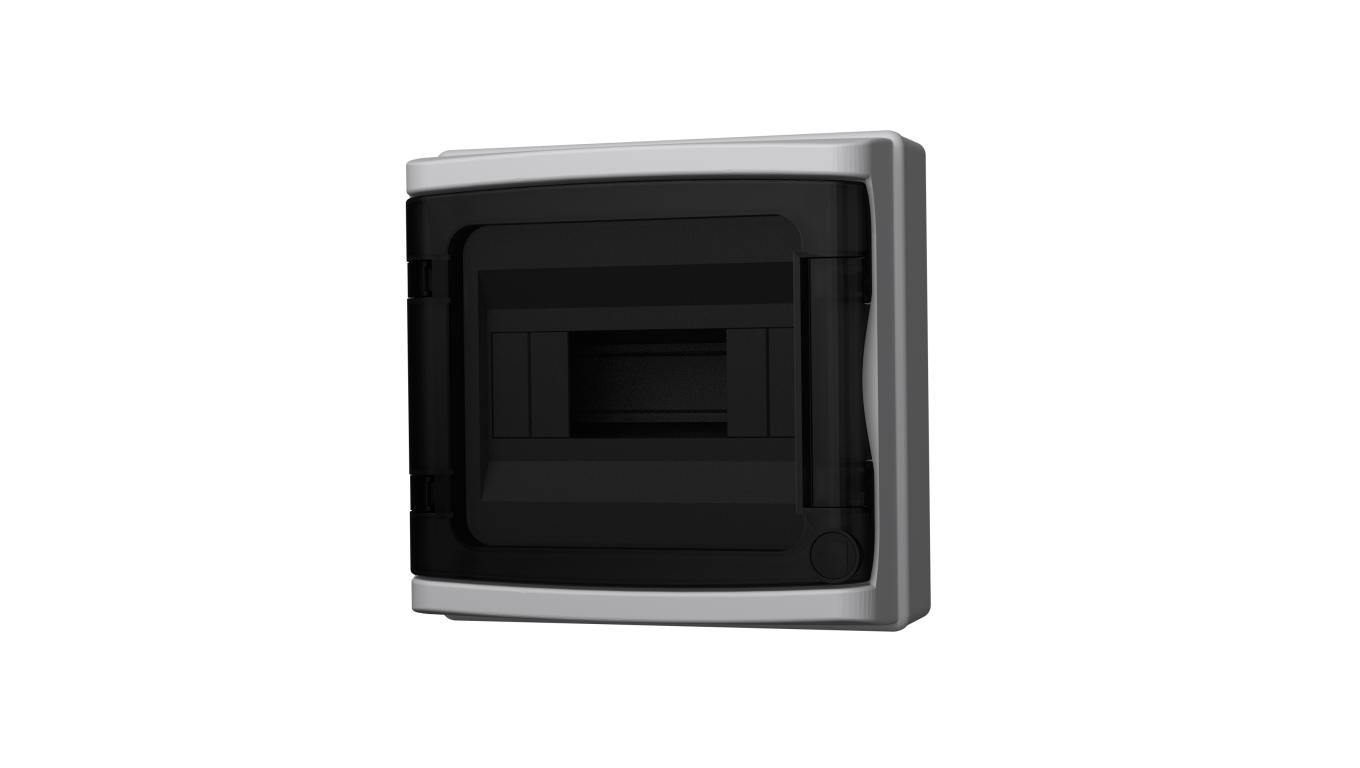 Rozdzielnica hermetyczna modułowa UV 400V AC 1000V DC 1x8 natynkowa IP 65 940.08 bezhalogenowa