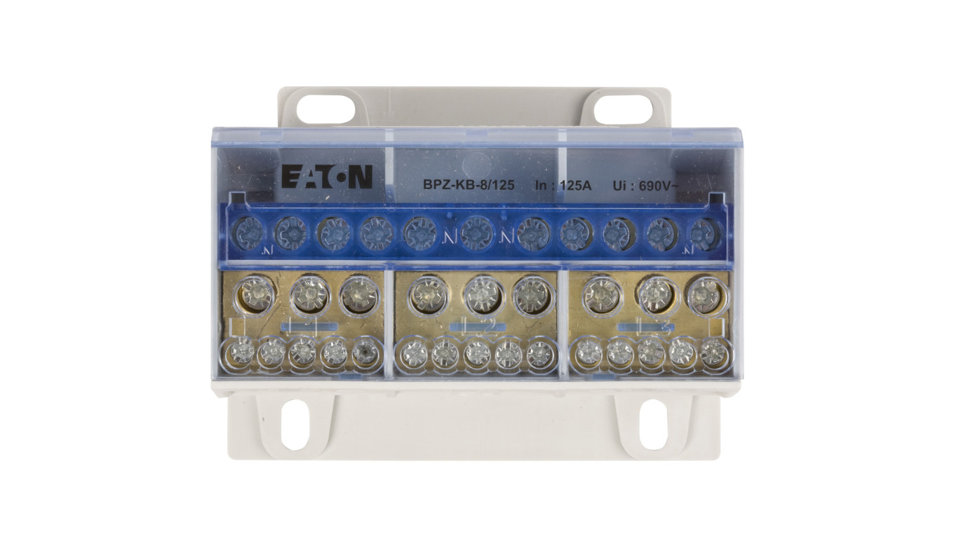 Blok listew rozdzielczych 4-biegunowy 125A BPZ-KB-8/125 289968