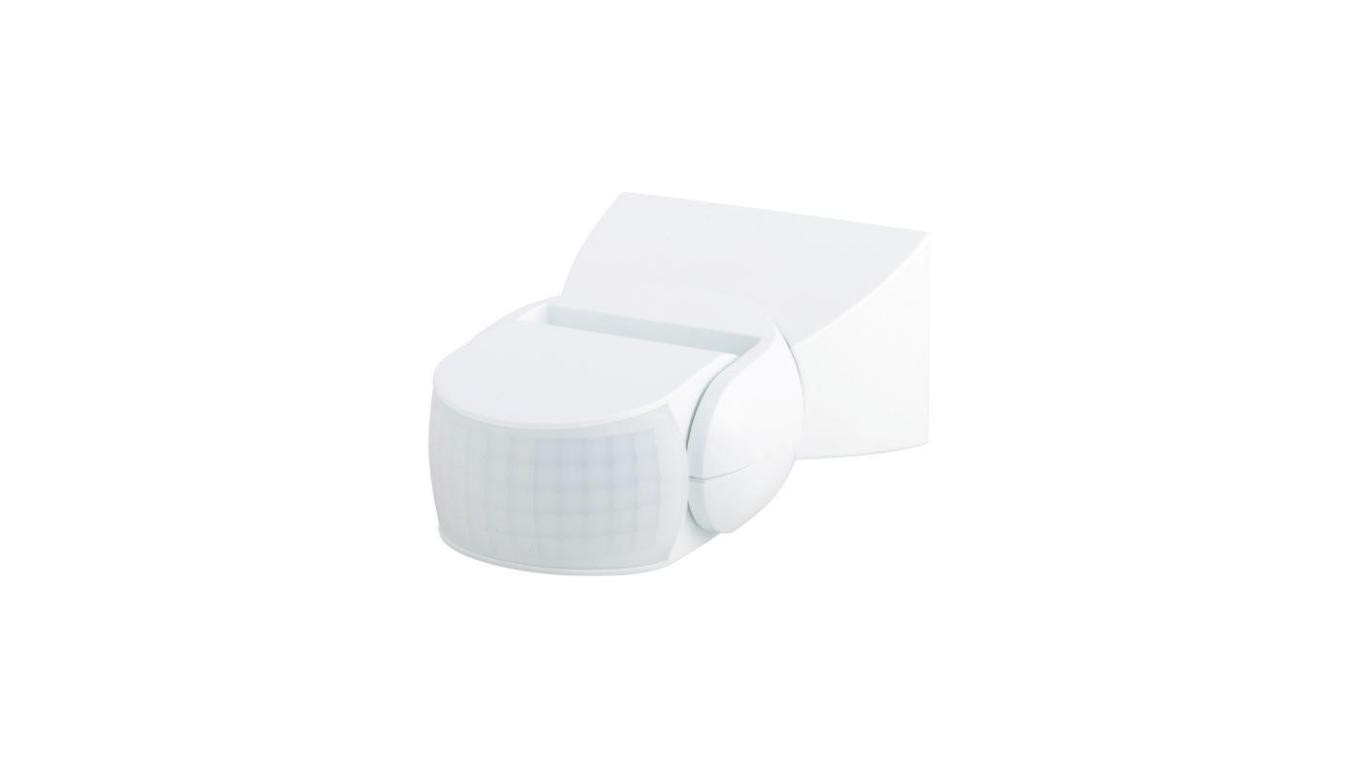 Czujnik ruchu PIR IP65 180 st. 300W zasięg 12m biały CP-5B