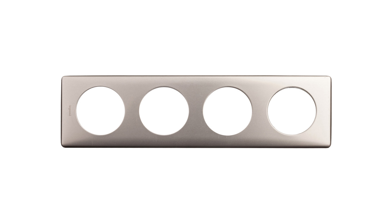 CELIANE Ramka poczwórna tytan 068904