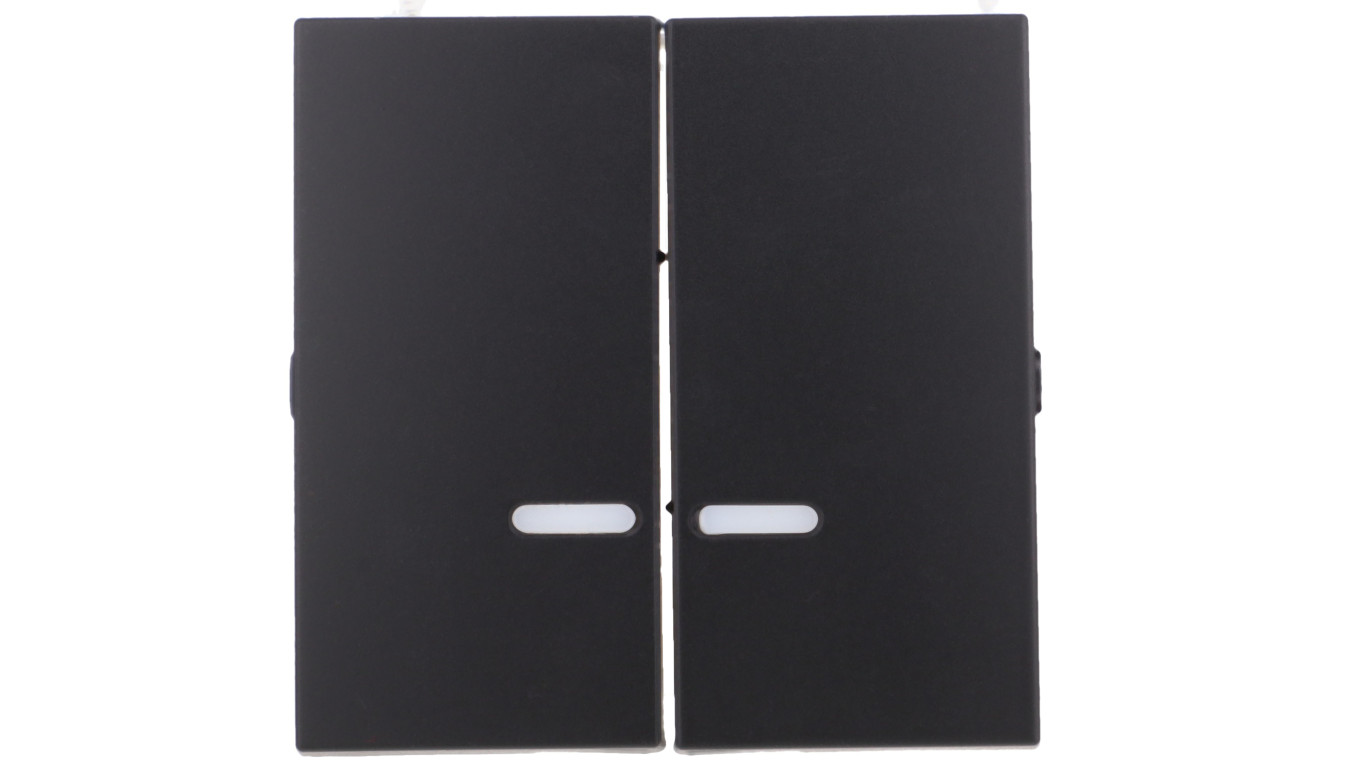 Simon 54 Klawisze z oczkiem do mechanizmów: SW5M SP2M czarny mat DKW5L/49