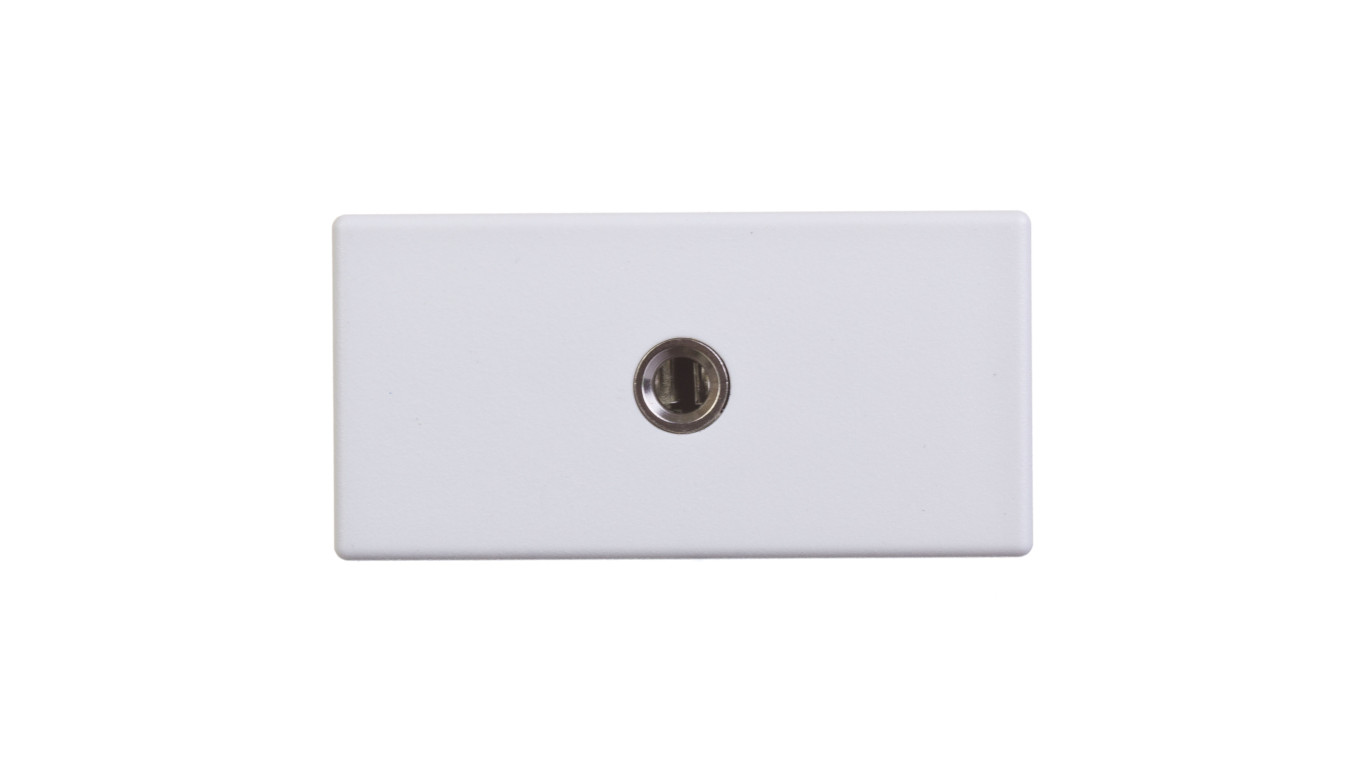 Simon Connect Gniazdo K45/2 audio żeńskie 3,5mm stereo mini-jack czysta biel K123B/9