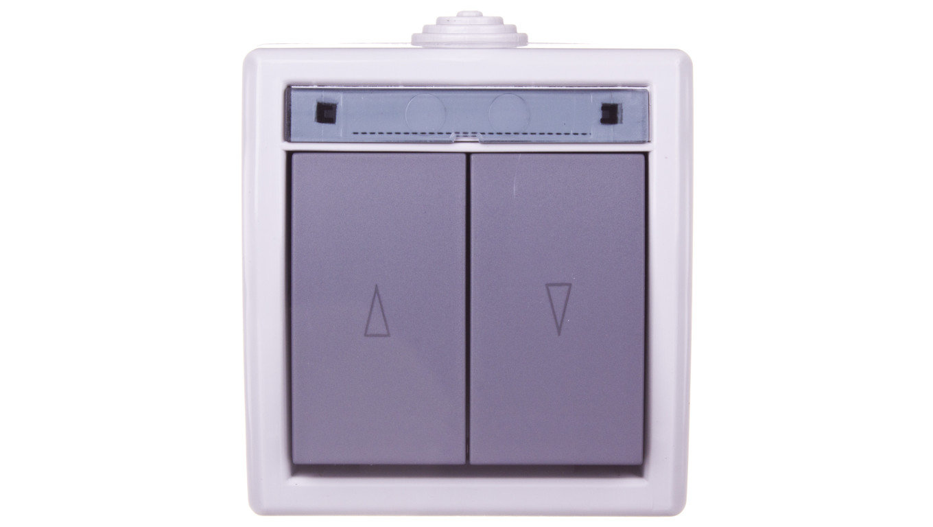 AQUANT Łącznik żaluzjowy IP55 szary ŁNT-8 1208-10