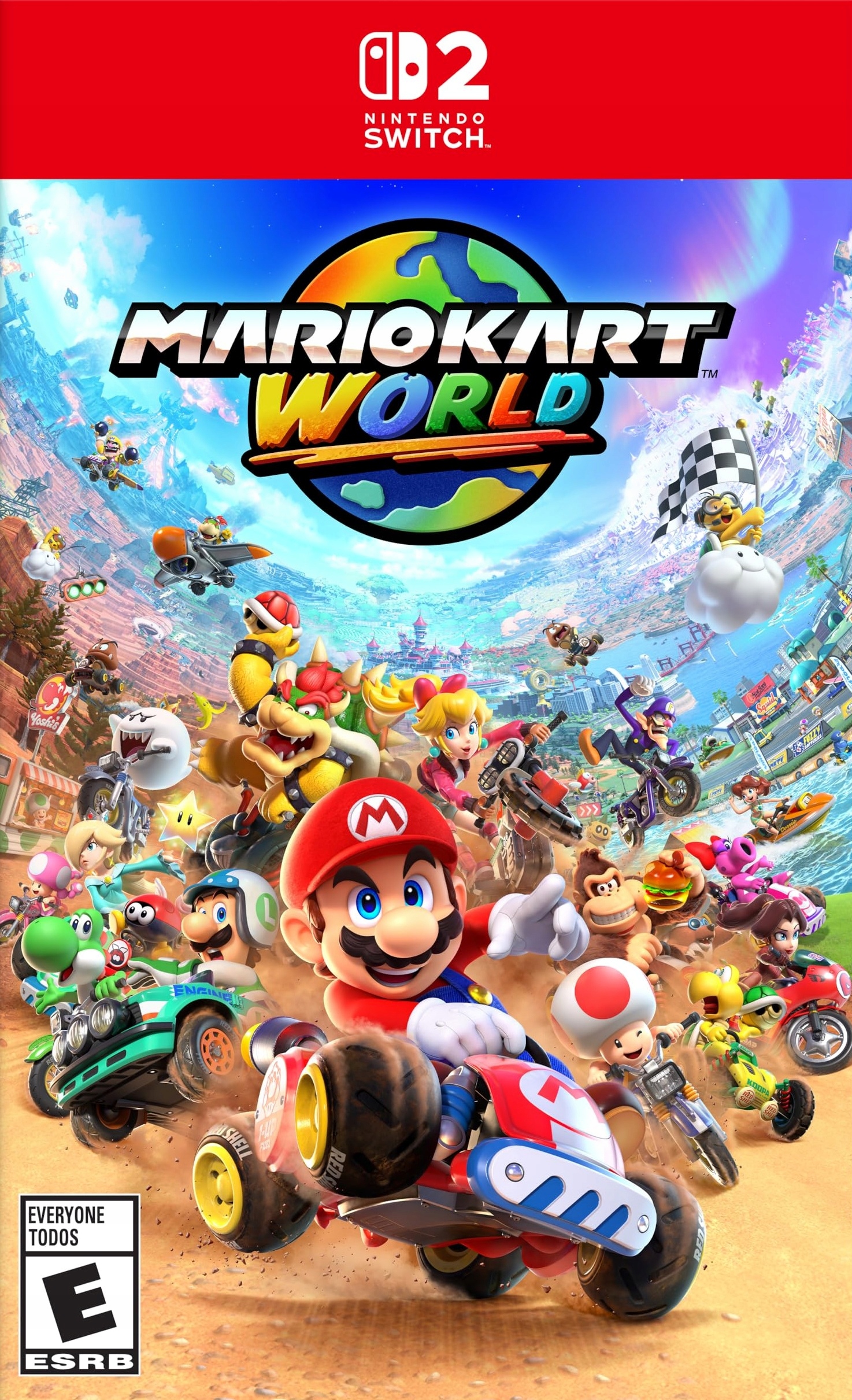 Mario Kart World Nintendo Switch ソフト Licenta Joc Mario Kart World Nintendo Switch 2 Key (Cod Activare