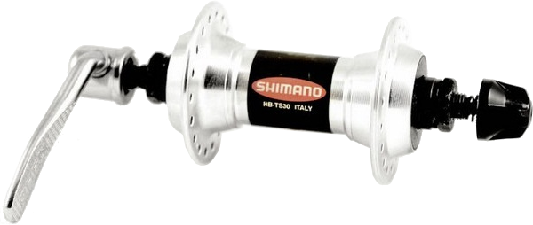 Piasta rowerowa MTB trekking city 36H srebrna Shimano HB-TS30 QR