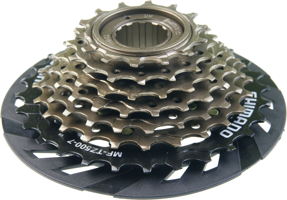 Wolnobieg rowerowy Shimano 7 rzędowy nakręcany MF-TZ500-7 14-28T z osłoną