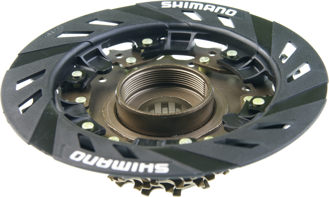 Wolnobieg rowerowy Shimano 7 rzędowy nakręcany MF-TZ500-7 14-28T z osłoną