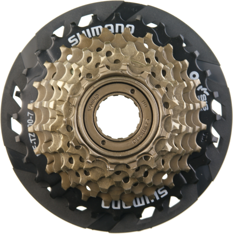 Wolnobieg rowerowy Shimano 7 rzędowy nakręcany MF-TZ500-7 14-28T z osłoną