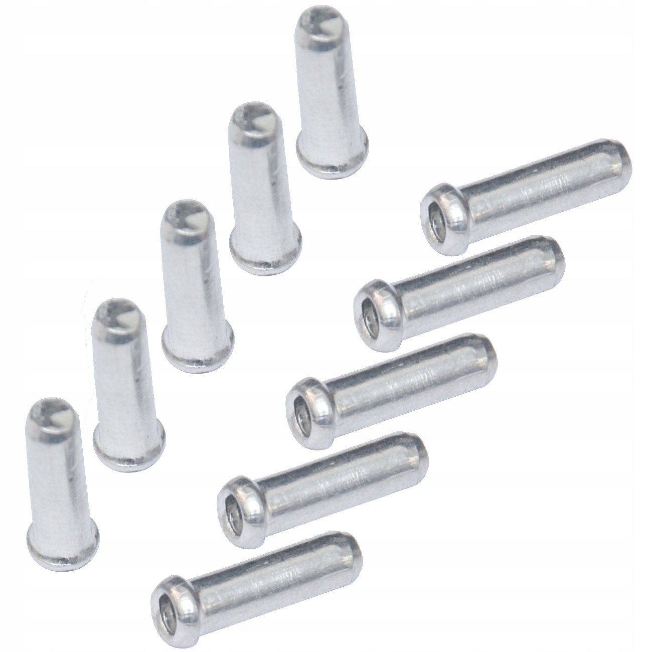 Końcówka linki srebrna x10 hamulca przerzutki Alligator LY-IPA03-SL