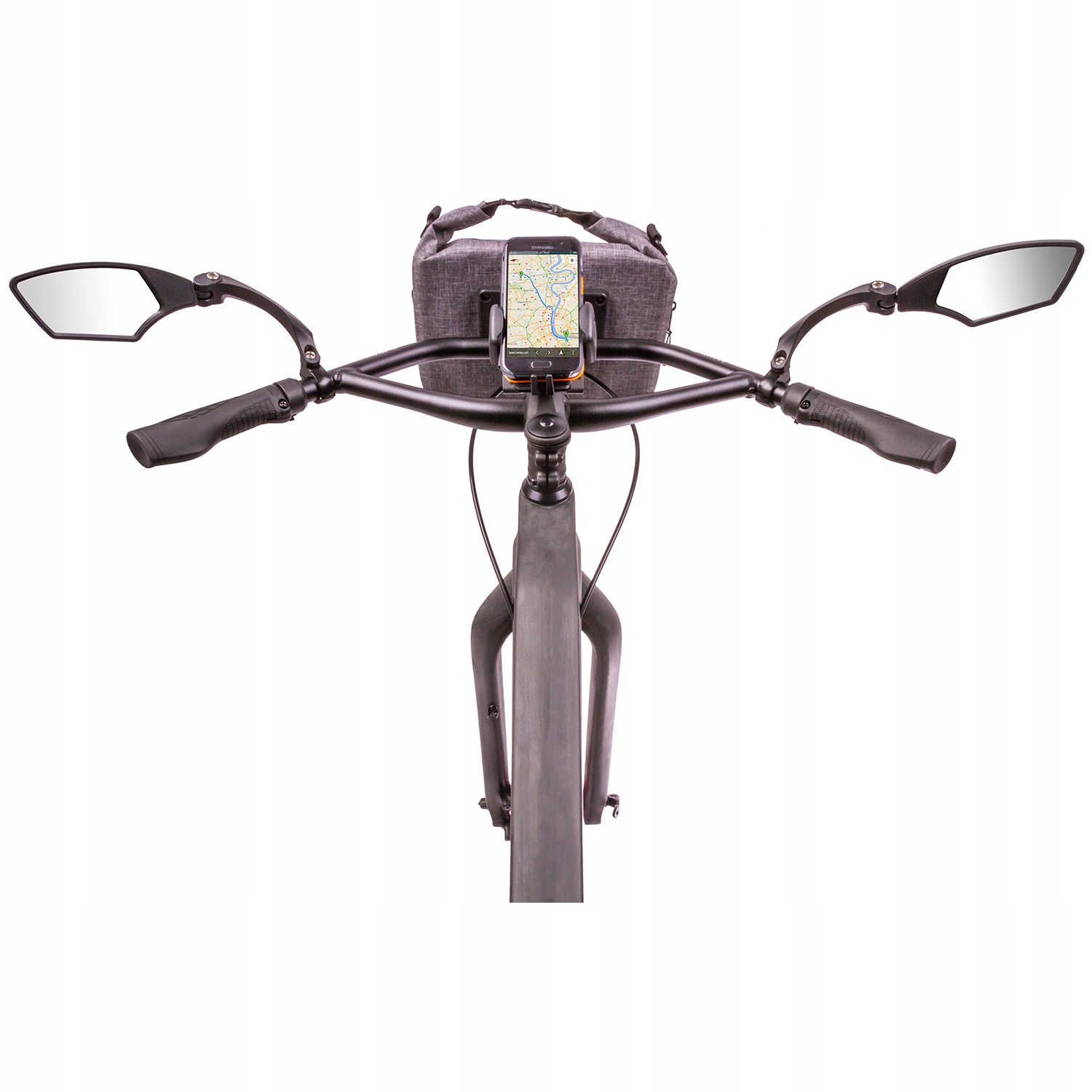 Lusterko rowerowe lewe nakładane na kierownicę 132g M-wave Spy Space