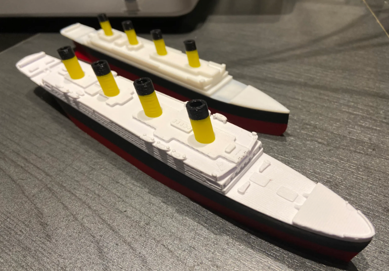 Titanic RMS 23cm - Model Kolekcjonerski 3D !  (Skala 1:1000)