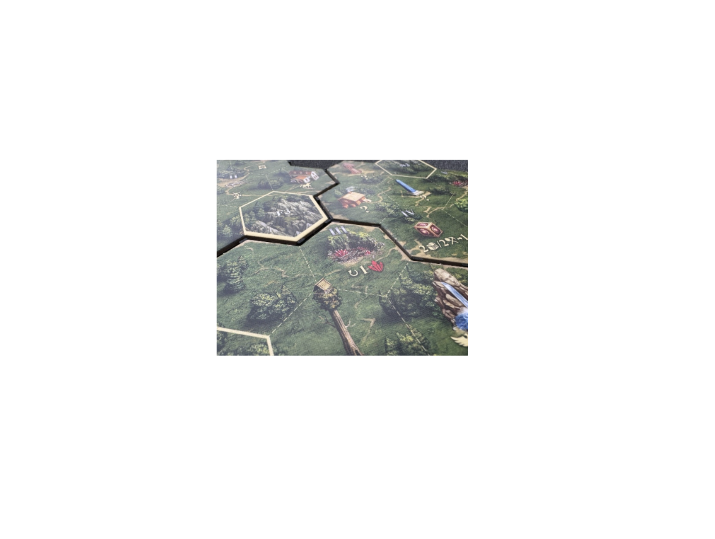 Heroes 3 -  Ramka / Podstawka Pod Kafle Terenu - 12 szt. Gra Planszowa