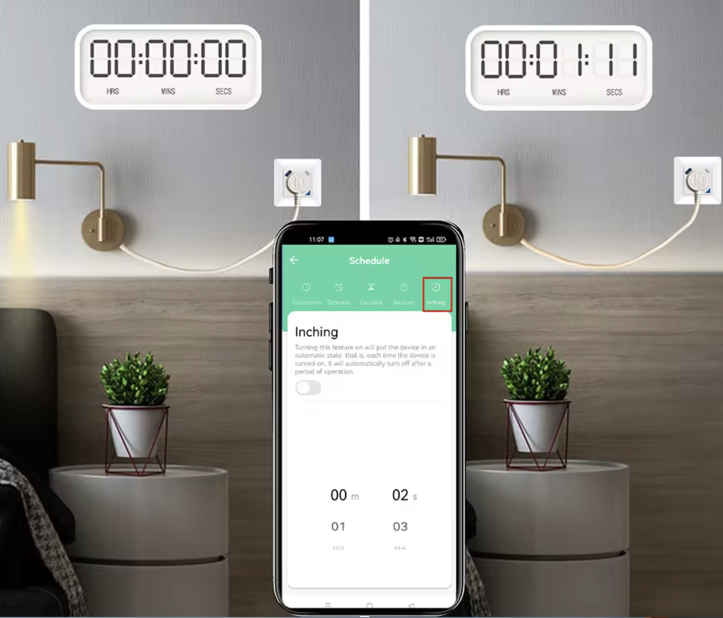 Gniazdko ścienne Kontakt USB USB-C 16A WiFi Tuya