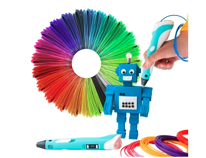 DŁUGOPIS 3D Dla Dzieci magiczna DRUKARKA 3D PEN Niebieski + WKŁAD 9M