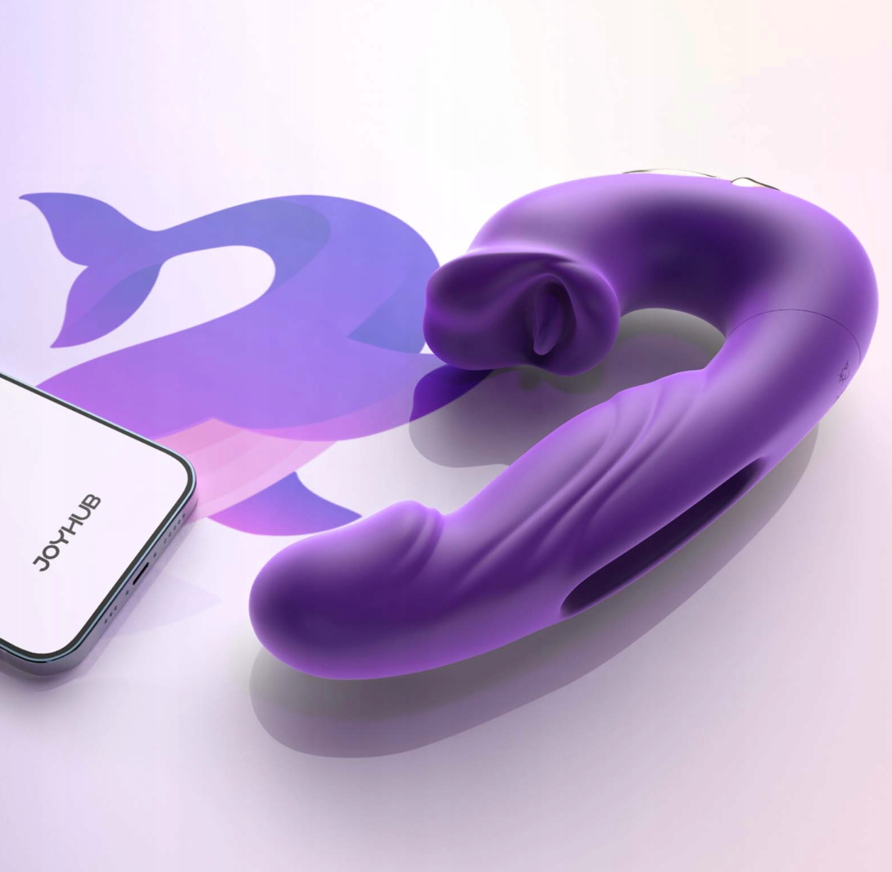 Flapping wibrator wielofunkcyjny fioletowy intensywne orgazmy 7 trybów