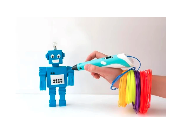 DŁUGOPIS 3D Dla Dzieci magiczna DRUKARKA 3D PEN Niebieski + WKŁAD 9M