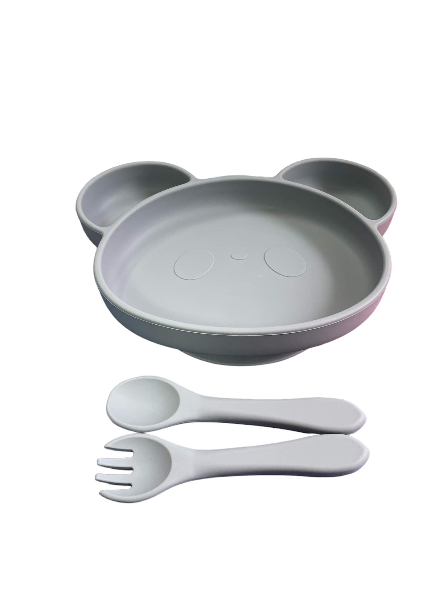 Zestaw Silikonowy Dla Niemowląt dzieci 6 elementów - Niebieski/Szary