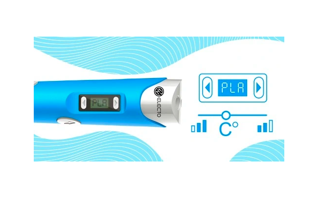 DŁUGOPIS 3D Dla Dzieci magiczna DRUKARKA 3D PEN Niebieski + WKŁAD 9M