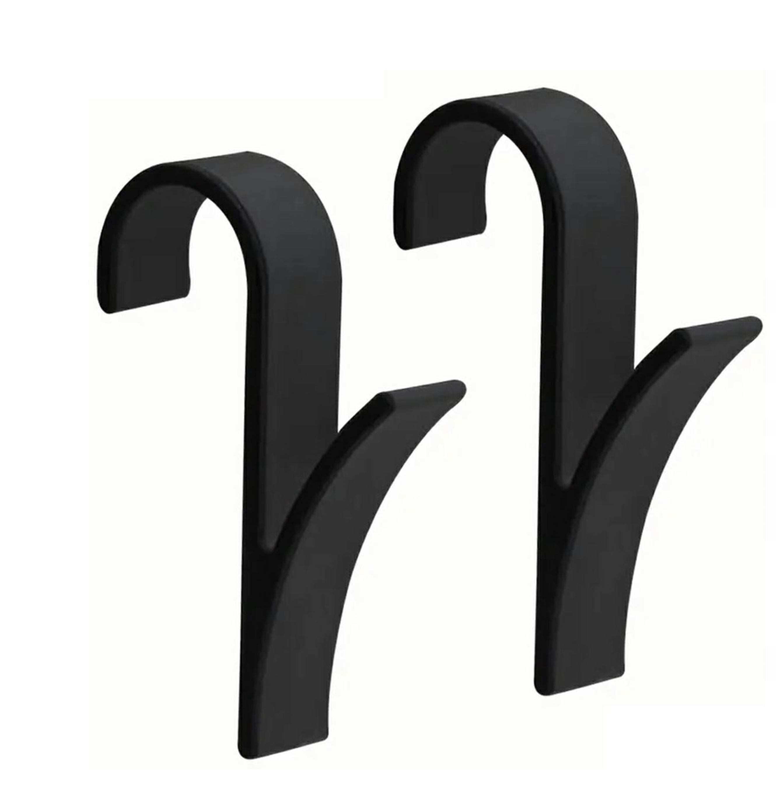 Wieszak Haczyk Łazienkowy na ręcznik Kaloryfer Grzejnik - 2szt. Czarny