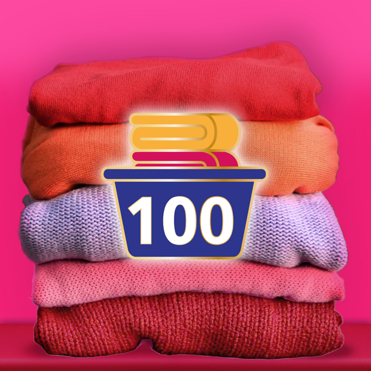 Proszek do prania tkanin kolorowych 100 prań 6kg - NanoWash Color PINKY