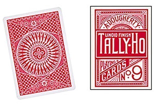 Karty Tally Ho Circle Back, Poker Czerwone