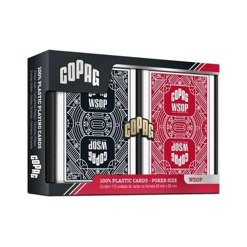 Karty do gry 2 talie Copag WSOP Jumbo Index