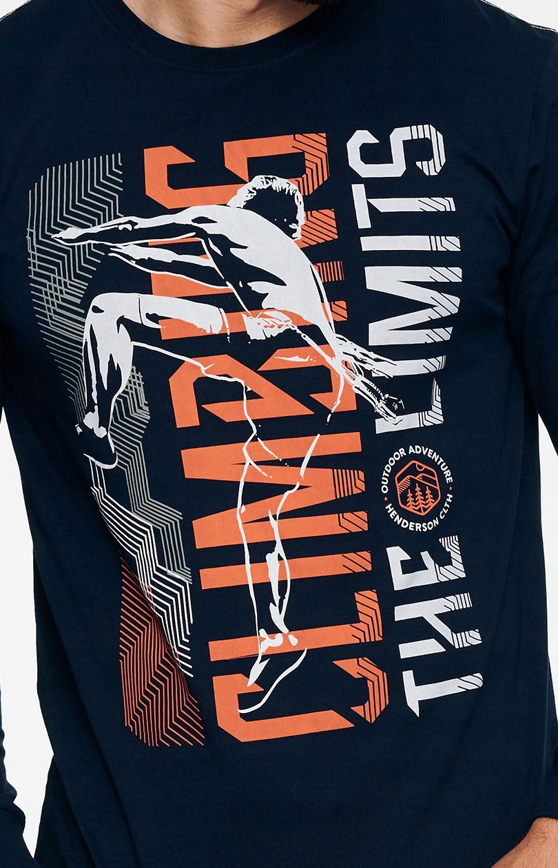 HENDERSON BLOCK piżama męska długa klasyczna XL