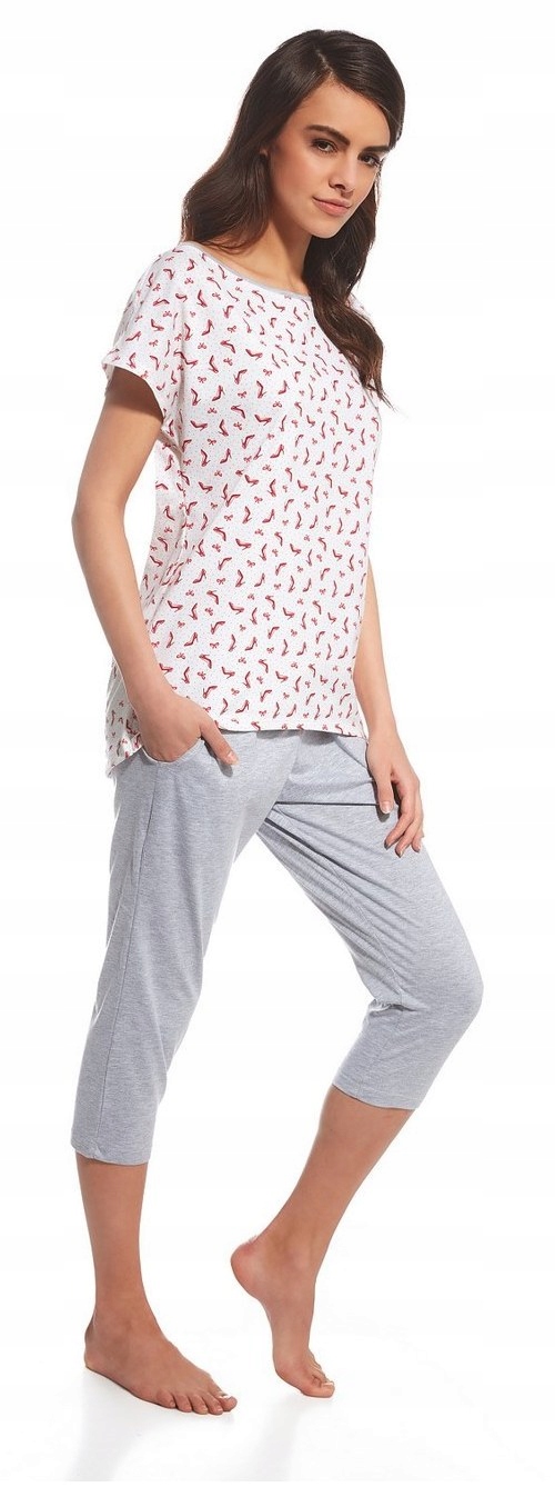 CORNETTE wygodna damska piżama pidżama krótka S