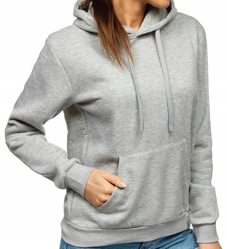 Damska bluza dresowa kangurka z kapturem S