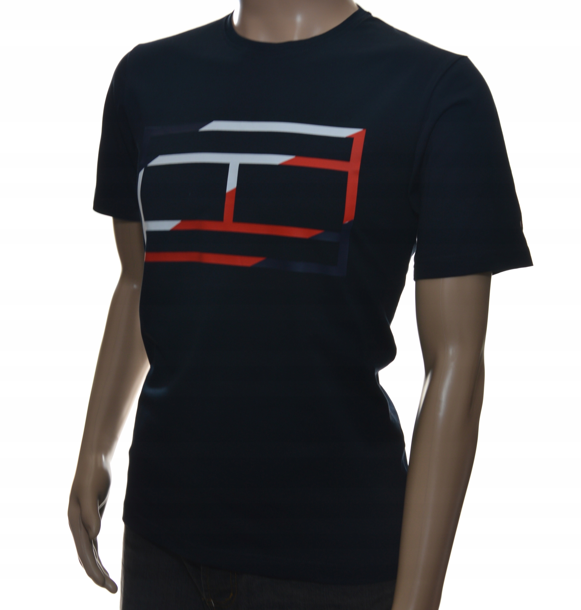 T-shirt męski bluzka koszulka mąska basic M granat