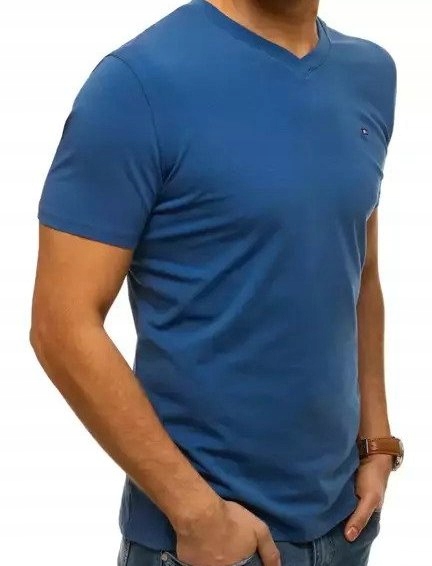 T-shirt męski bluzka koszulka basic męska szpic M