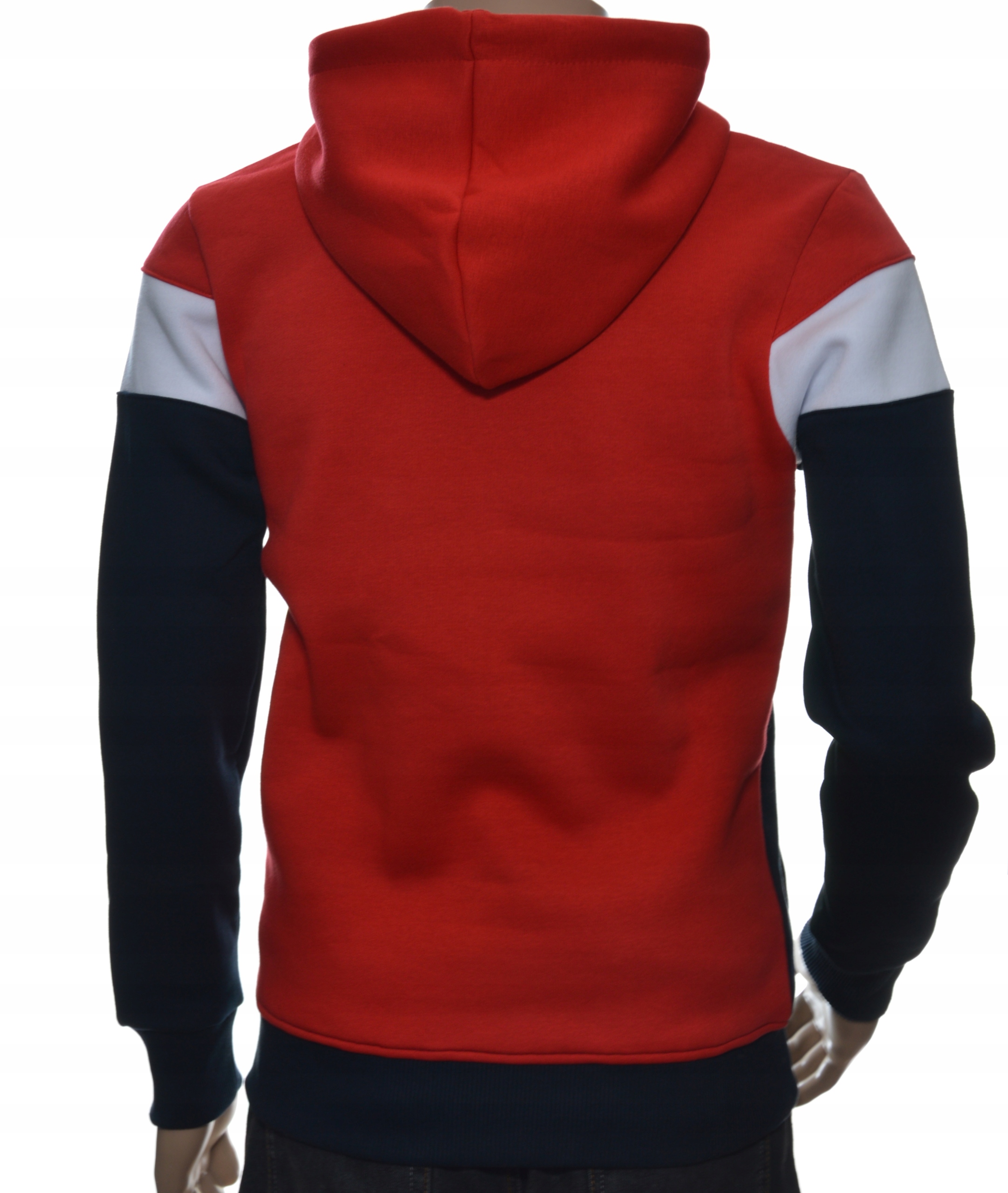 Męska bluza dresowa z kapturem kangurka XL