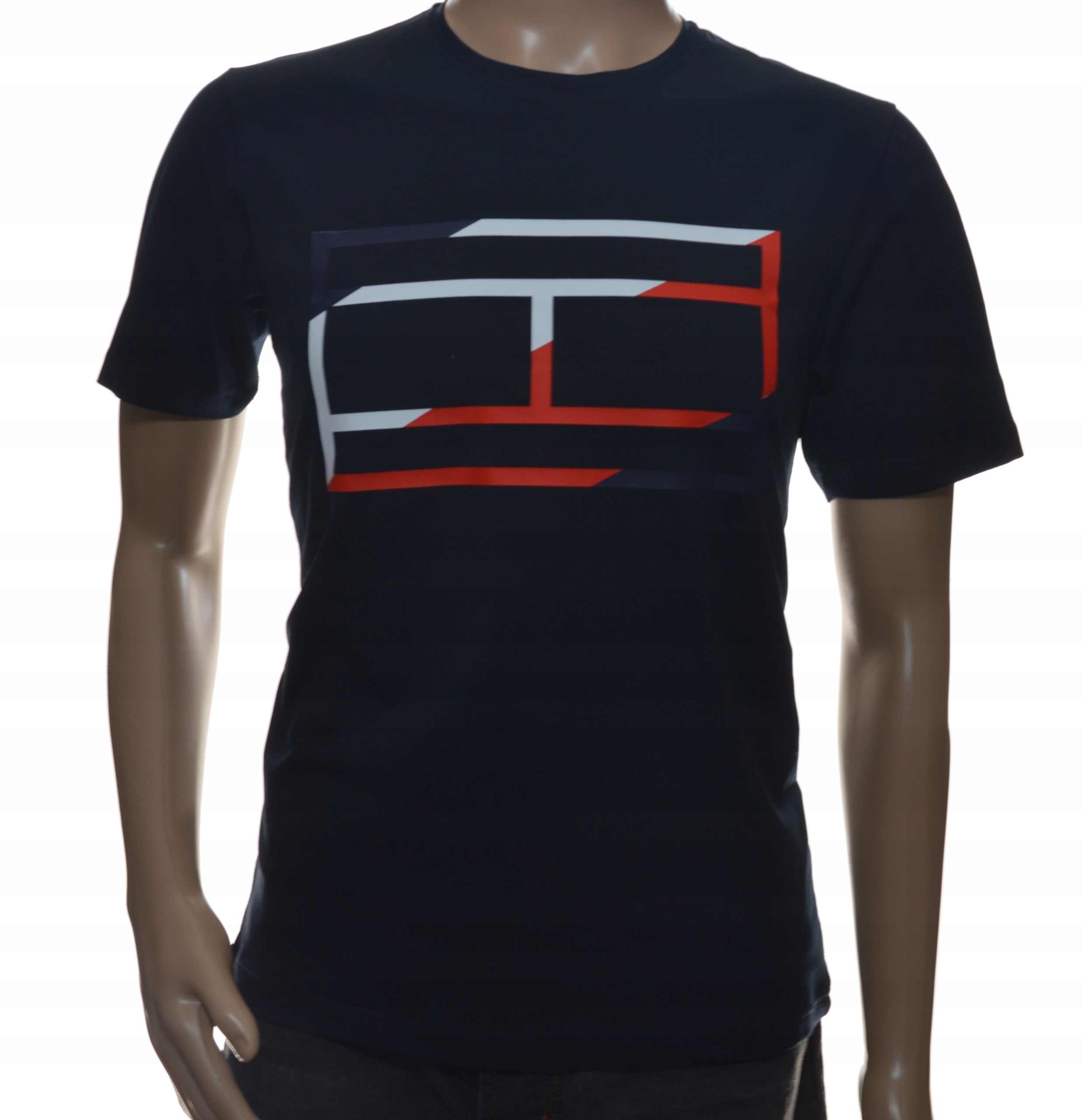 T-shirt męski bluzka koszulka mąska basic M granat