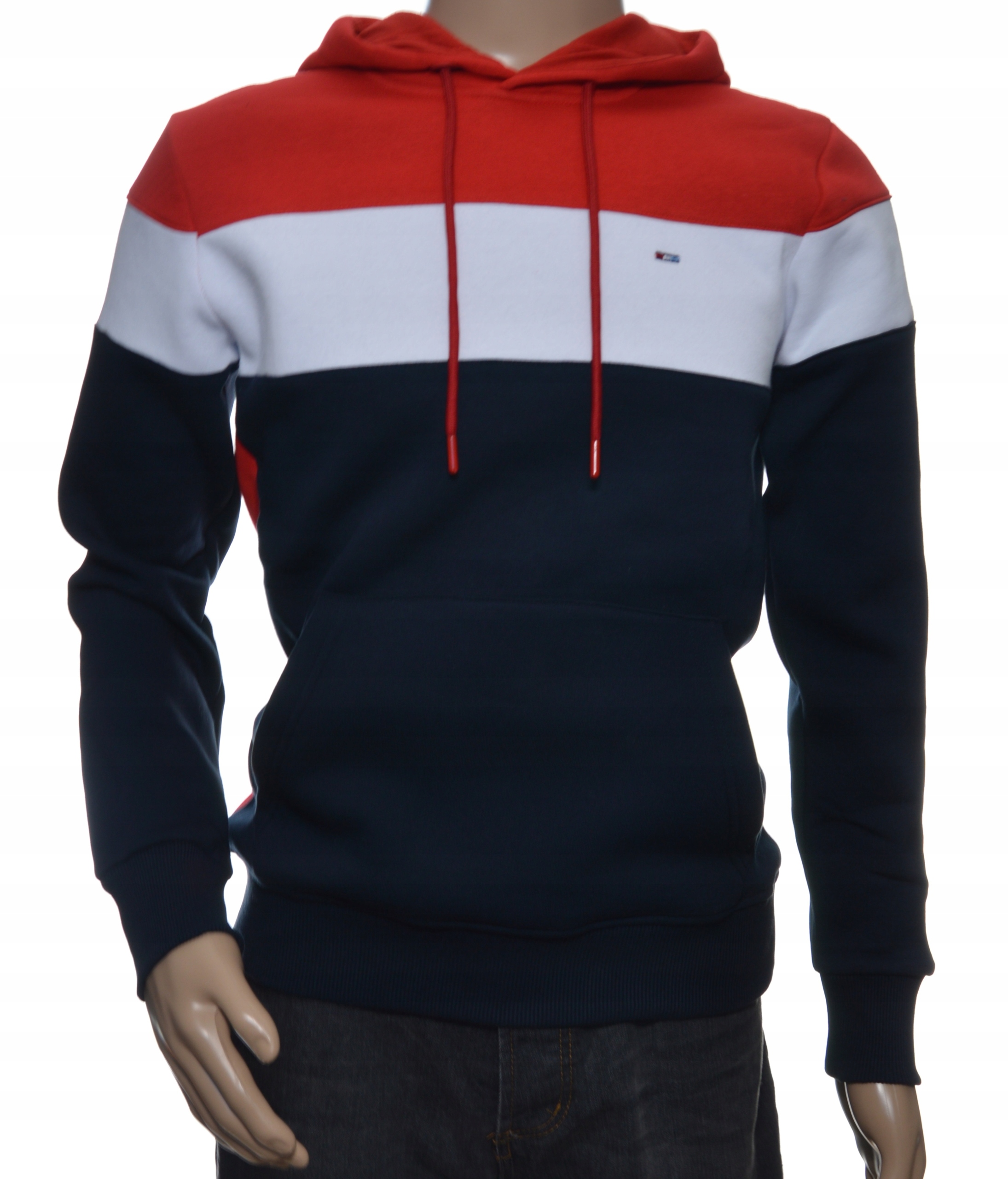 Męska bluza dresowa z kapturem kangurka XL