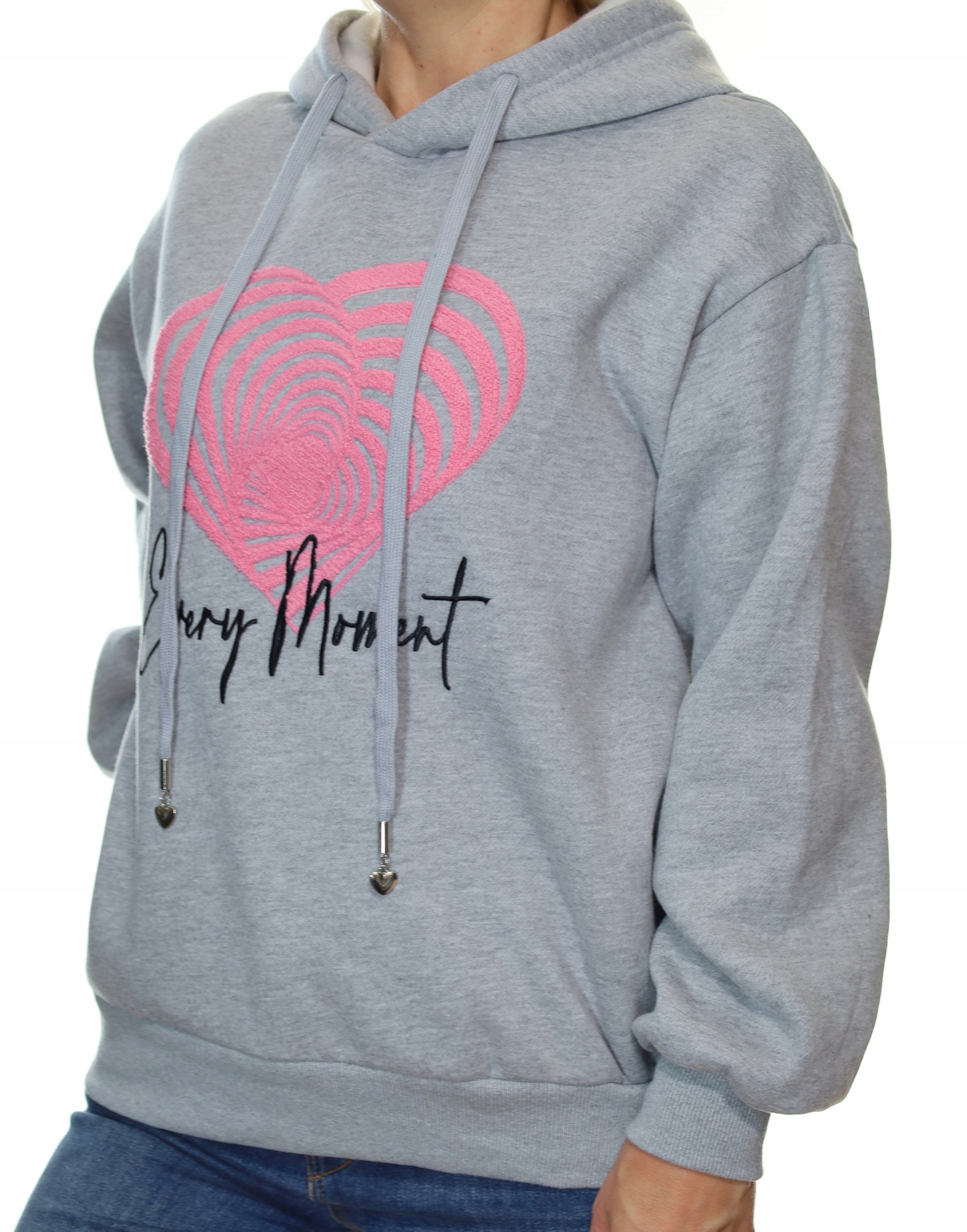 Damska bluza dresowa z kapturem uni