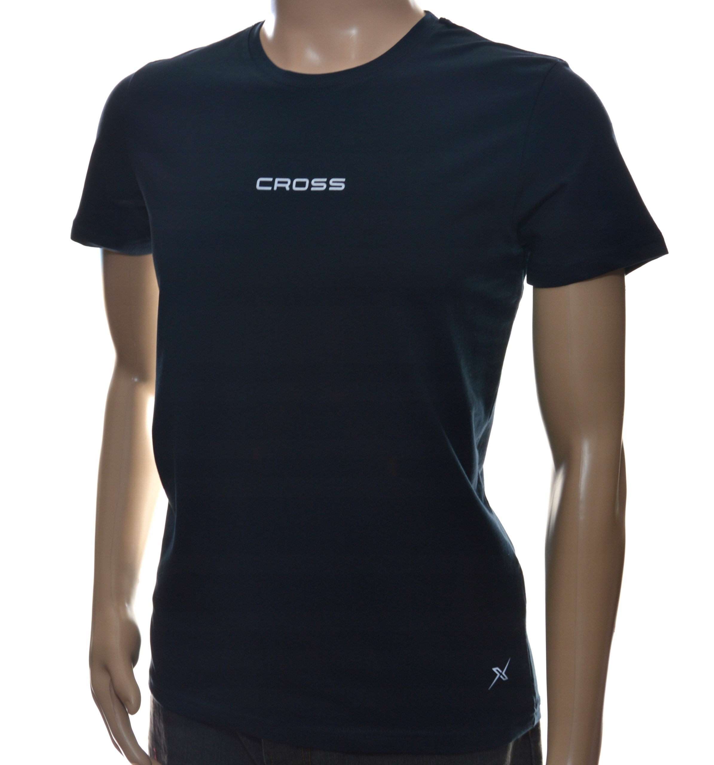 T-shirt męski gładki ze znaczkiem klasyczny L