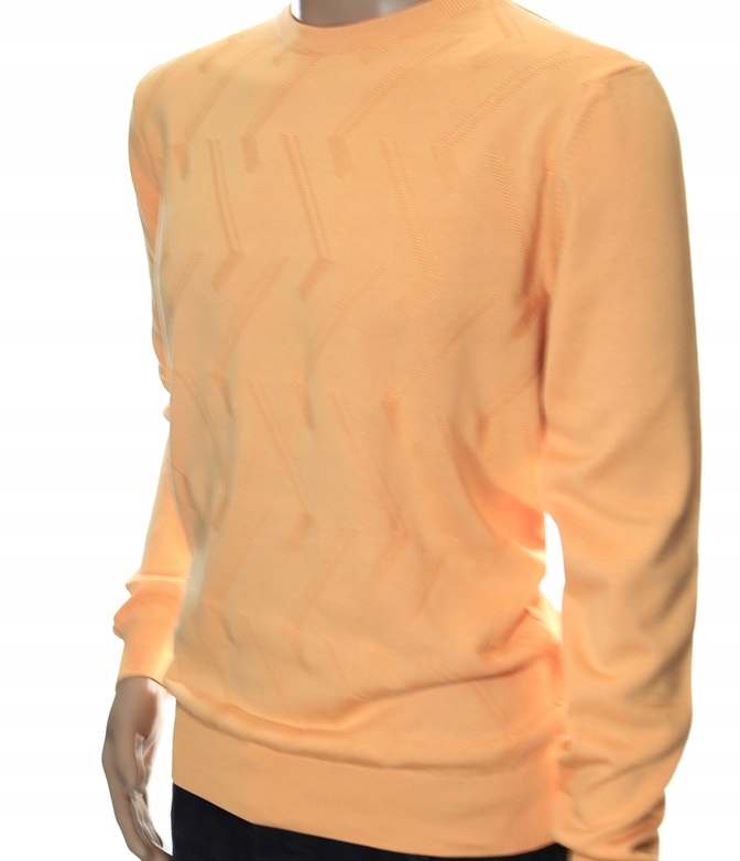 STROKERS klasyczny sweter męski ze wzorem tłoczonym bawełniany XXL 2XL