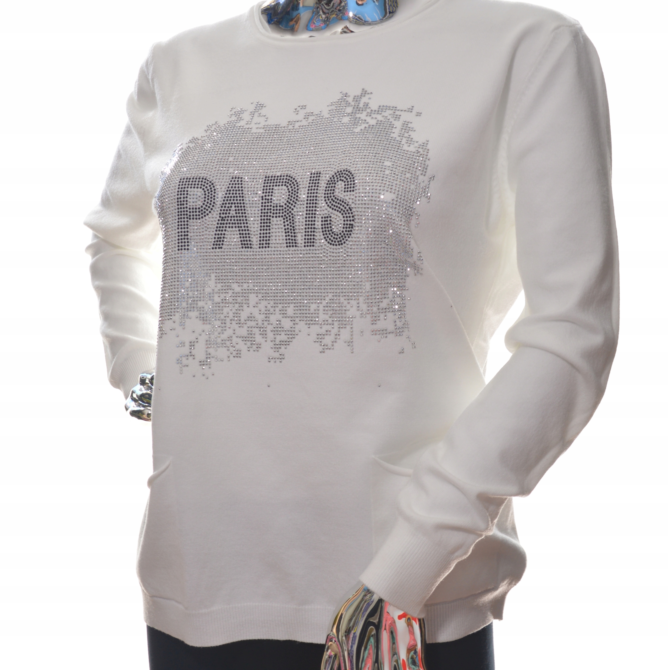 Bluzka damska sweter damski z cyrkoniami XL / XXL