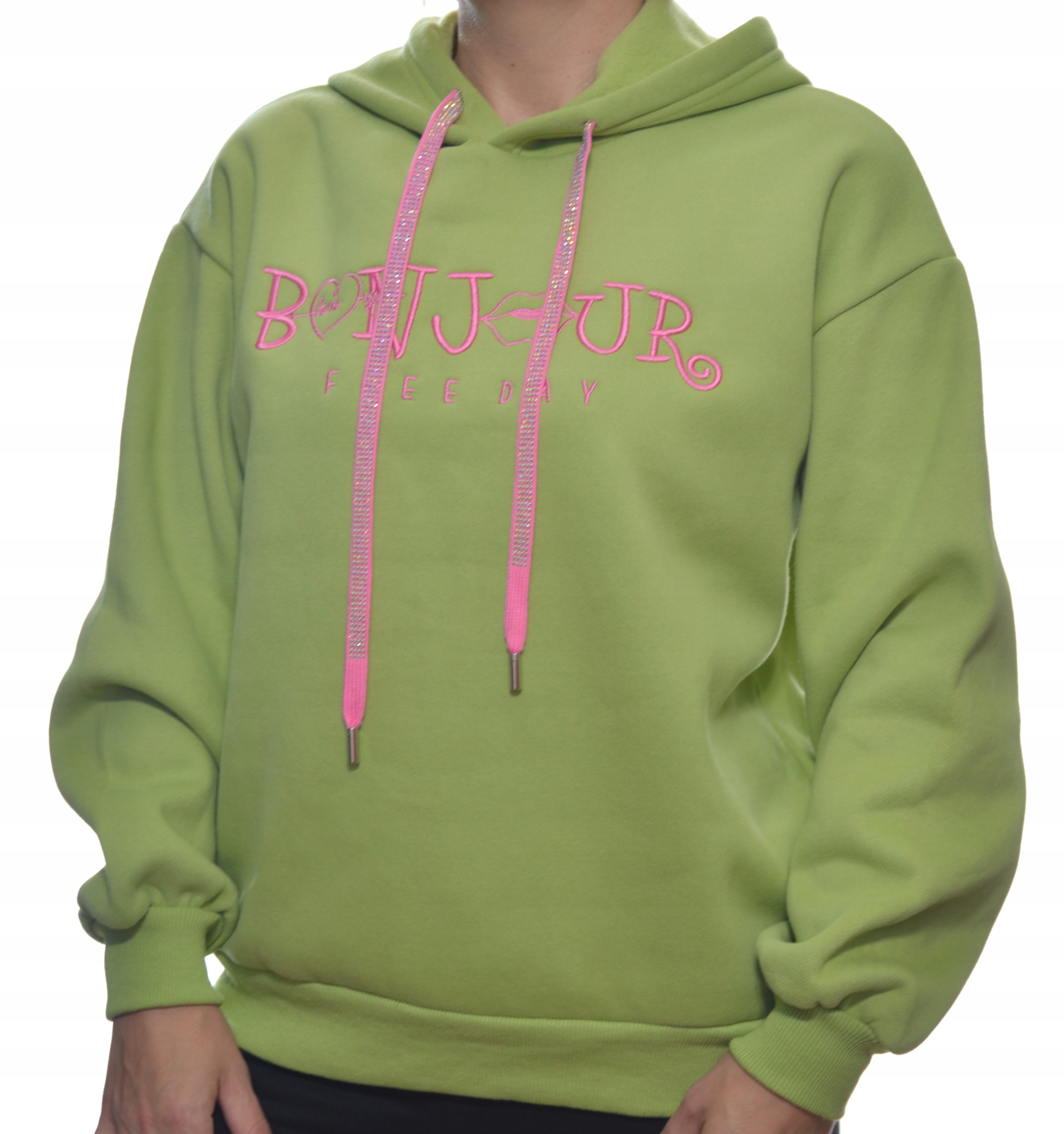 Damska bluza dresowa z kapturem uni