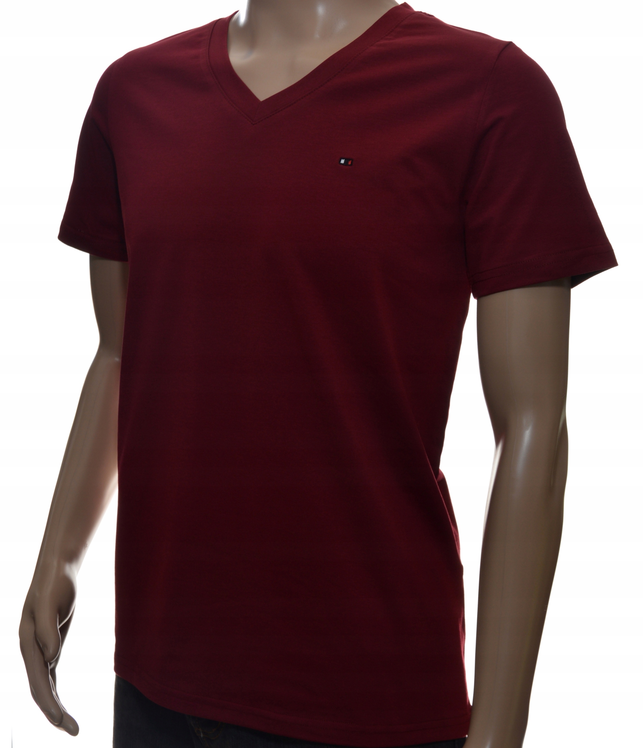 T-shirt męski bluzka koszulka męska basic szpic L