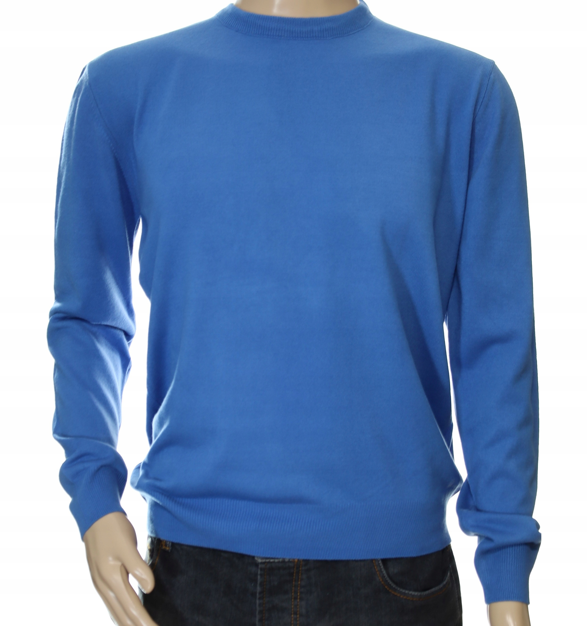 Sweter męski z kaszmiru i wełny merynosów pod szyję XXL 2XL kaszmirowy