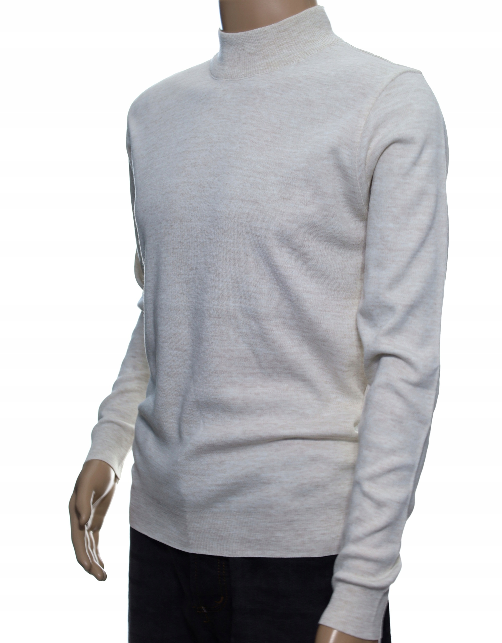 Sweter męski wełniany półgolf z wełny XXL 2XL