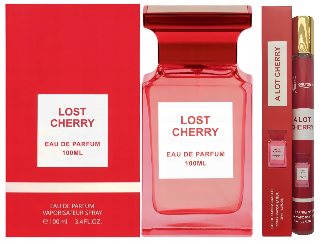 ZESTAW LOST CHERRY + Perfumetka A LOT CHERRY 100ml + 35ml