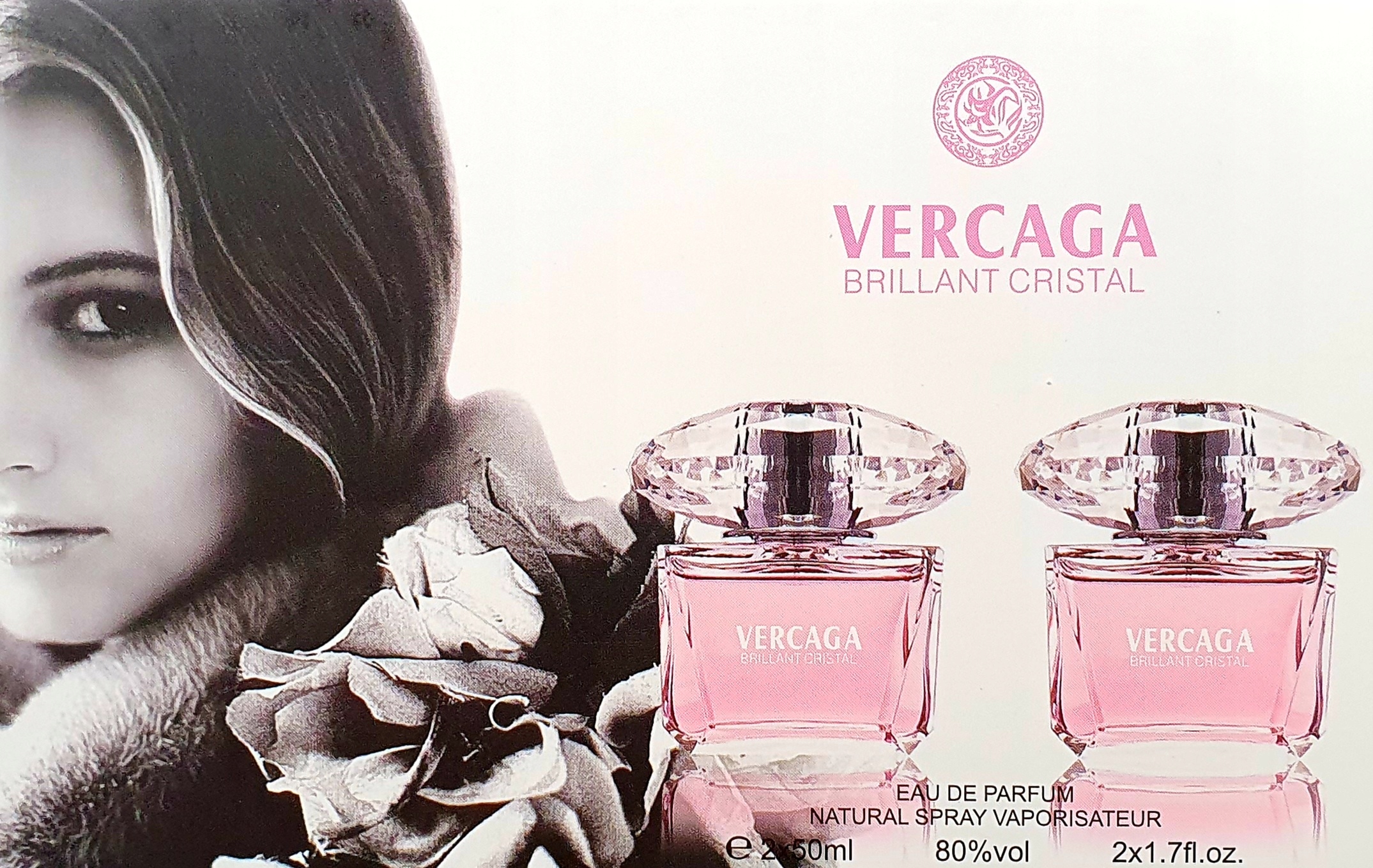 Vercage Brillant Bright Crystal 2x50ml perfumy