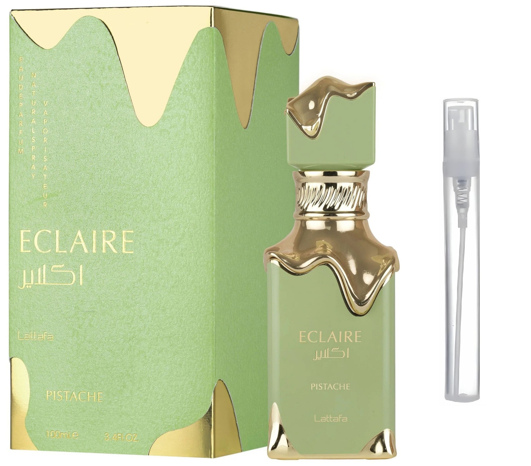 LATTAFA Eclaire Pistache PRÓBKA perfum unisex 5ml 80+ psiknięć