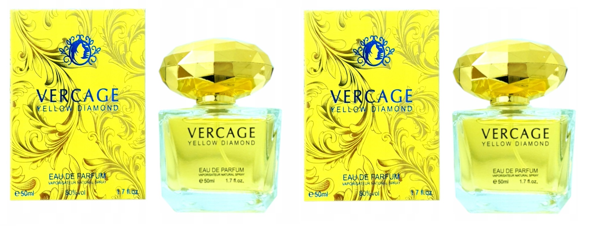 Vercage Yellow Diamond 2x50ml perfumy