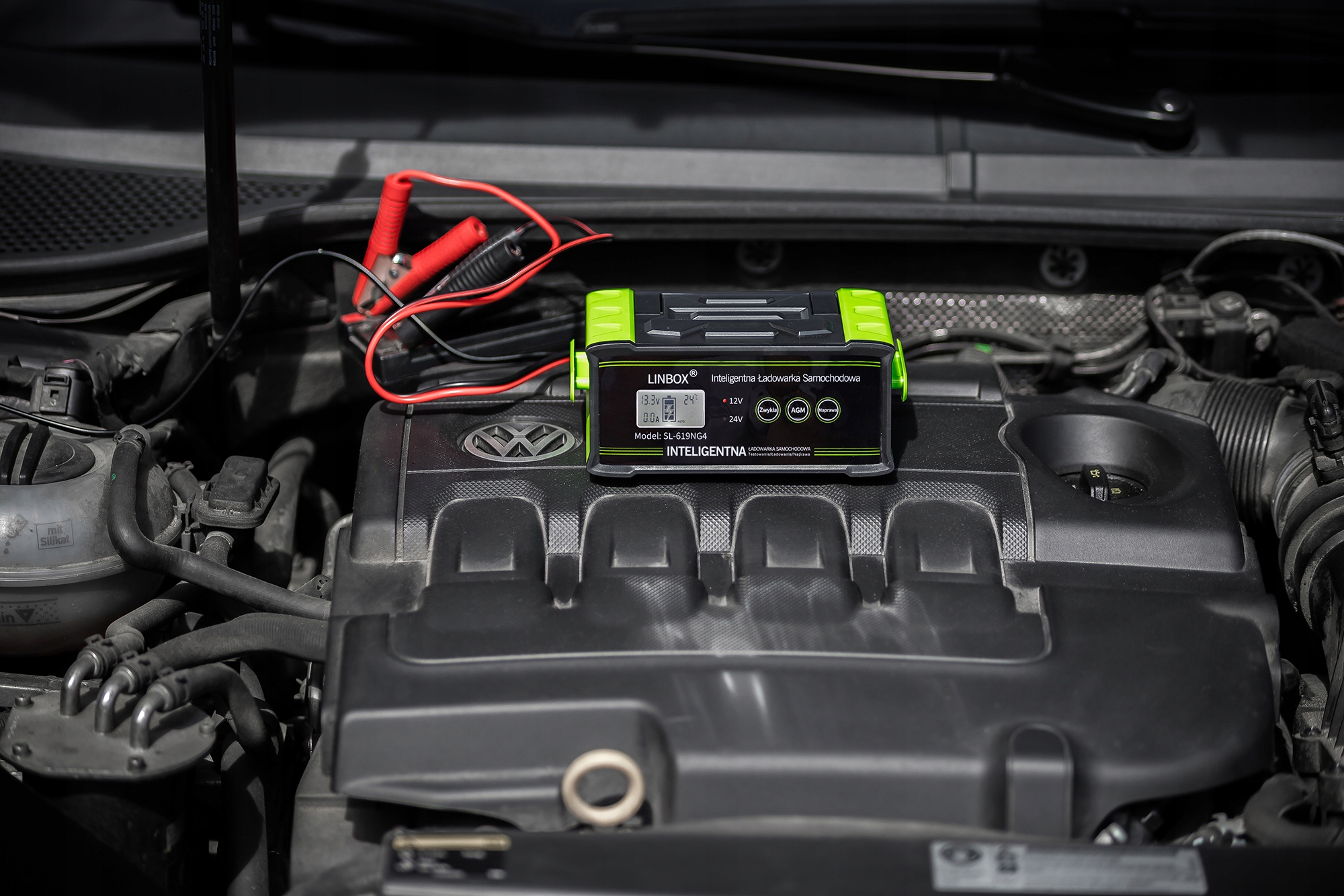 Prostownik Samochodowy do Akumulatorów 24V 12V 30A AGM START-STOP