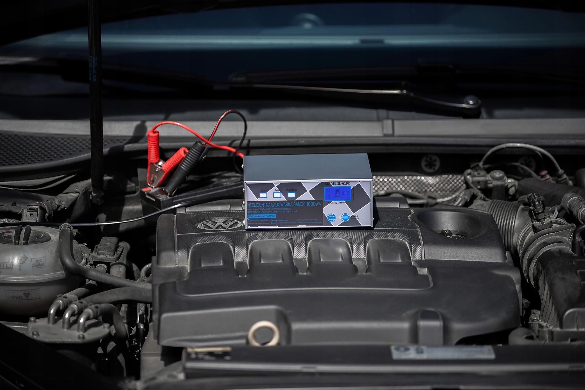 Prostownik Samochodowy do Akumulatorów AGM START-STOP 24V 12V 20A